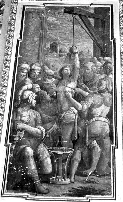 Martirio di Santa Barbara - Chiesa di S. Maria in Traspontina, Roma, attribuito